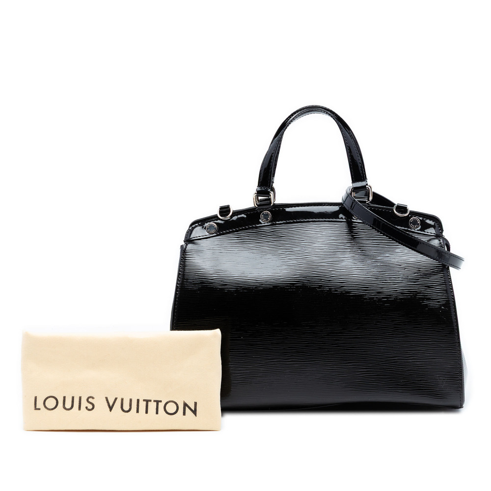 Louis Vuitton Black Patent Leather Satchel - Picture 8 of 8